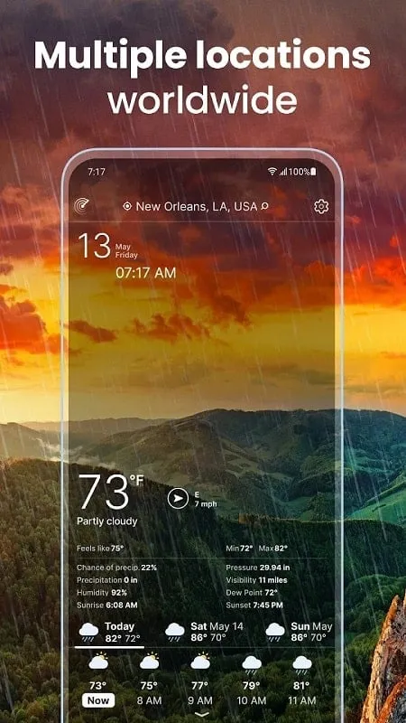 alt: Dự báo thời tiết dài hạn trên Weather Live