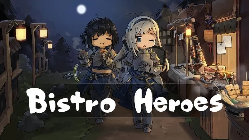 alt: Hình ảnh game Bistro Heroes với các nhân vật nữ dễ thương