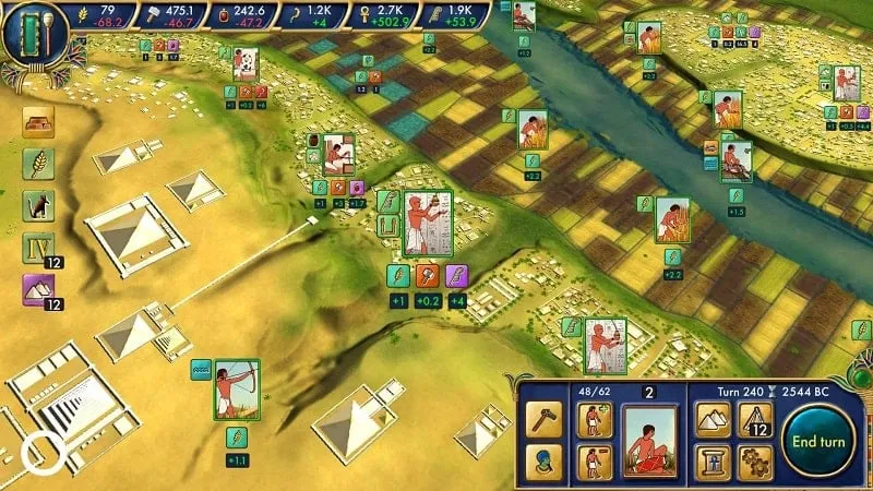 alt: Hình ảnh game Egypt: Old Kingdom với đồ họa ấn tượng
