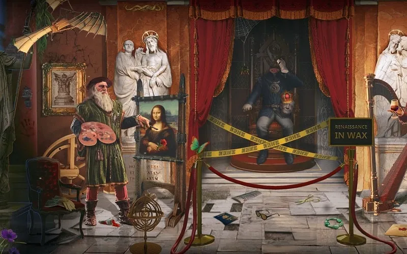 alt: Hình ảnh game Seek and Find: Mystery Museum với đồ họa đẹp mắt