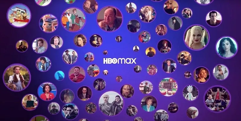 alt: Hình ảnh ứng dụng HBO Max trên điện thoại