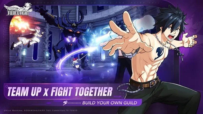 alt: Nhân vật trong FAIRY TAIL sử dụng phép thuật