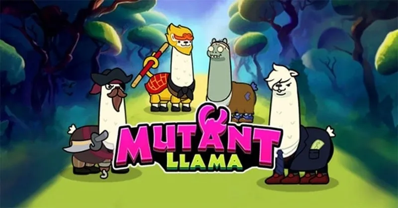 Alt text: Hình ảnh đội quân lạc đà đột biến trong game Mutant Llama