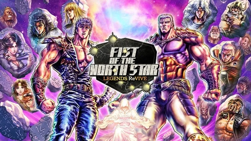 alt text: Hình ảnh game FIST OF THE NORTH STAR với nhân vật chính Kenshiro