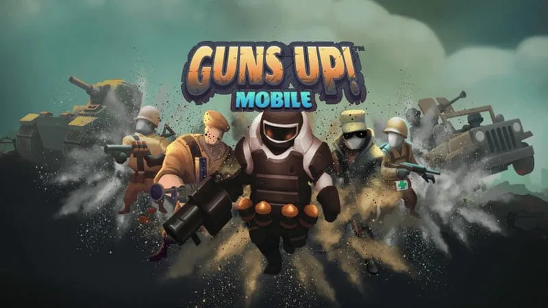 alt text: Hình ảnh game GUNS UP trên điện thoại