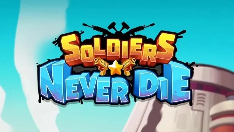 alt text: Hình ảnh game Soldiers Never Die với nhân vật chính đang chiến đấu