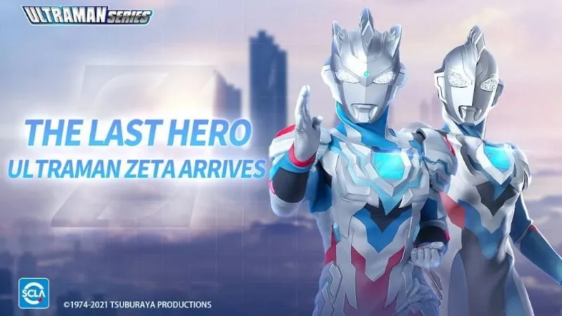 alt text: Hình ảnh game Ultraman: Fighting Heroes với các nhân vật Ultraman nổi bật