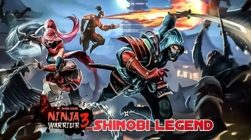 alt text: Hình ảnh gameplay Kaz Warrior 3 với nhân vật chính đang chiến đấu với kẻ thù