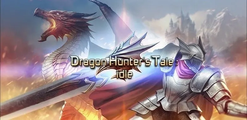 alt text: Hình ảnh hiệp sĩ trong game Dragon Hunter's Tale đang chiến đấu với rồng