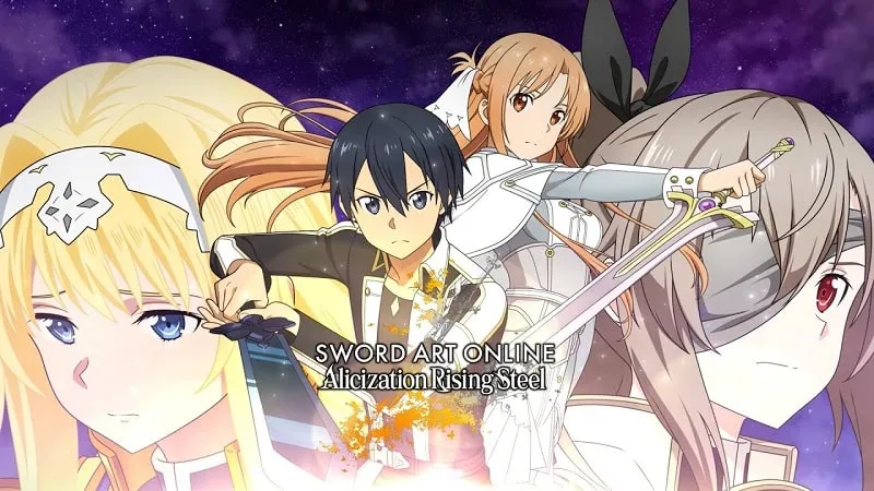 alt text: Hình ảnh Kirito chiến đấu trong game SAO Unleash Blading