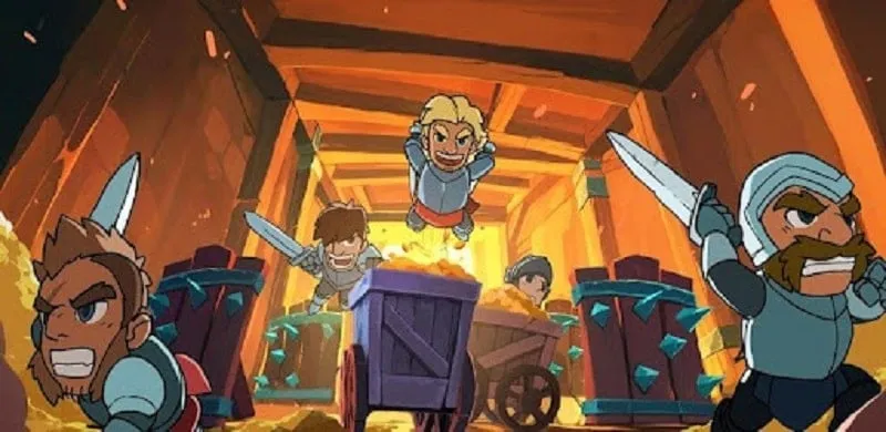 alt text: Hình ảnh minh họa game Idle King với nhân vật chính là một vị vua