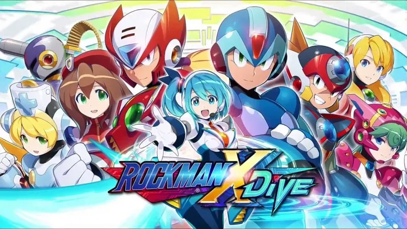 alt text: Hình ảnh nhân vật trong game Mega Man X Dive