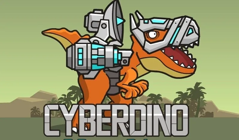 alt text: Khủng long T-Rex robot trong game CyberDino