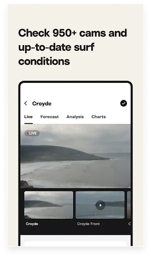 Bản đồ dự báo sóng trên Surfline MOD APK