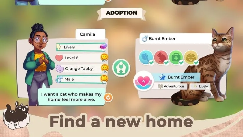 Cat Rescue Story MOD APK - Tìm nhà mới cho mèo