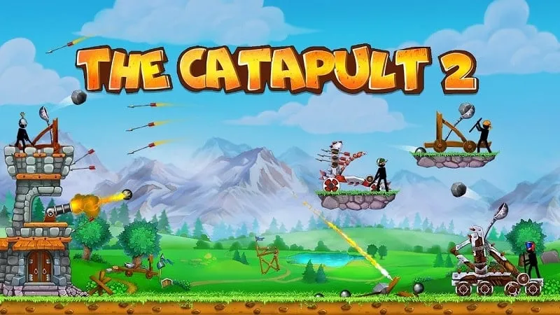 Chiến binh trong game The Catapult 2 sử dụng súng cao su để bắn hạ kẻ thù