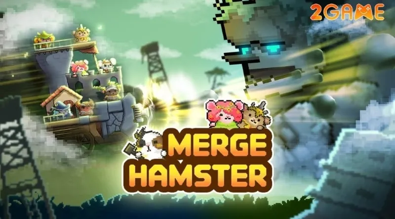 Chuột Hamster chiến đấu trong game Merge Hamster