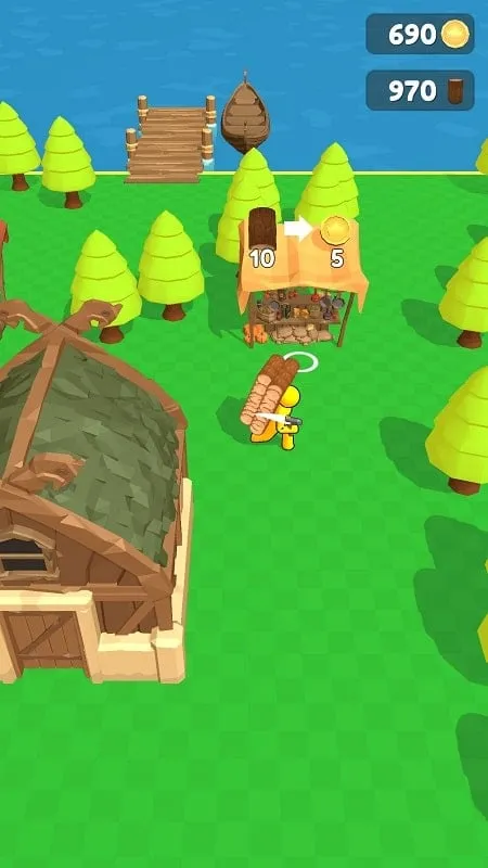 Craft Island MOD - Xây dựng công trình