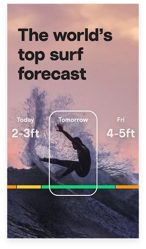 Giao diện ứng dụng Surfline MOD APK