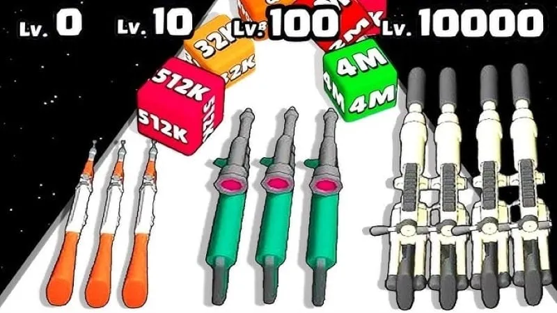 Gun up Weapon Ball Shooter MOD APK