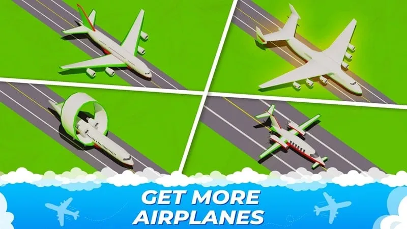 Idle Airplane Factory Tycoon mod free