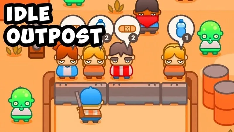 Idle Outpost Mod APK Vô Hạn Tiền