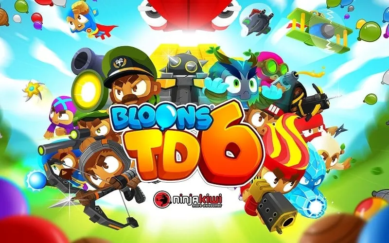 Khỉ chiến đấu với bóng bay trong Bloons TD 6