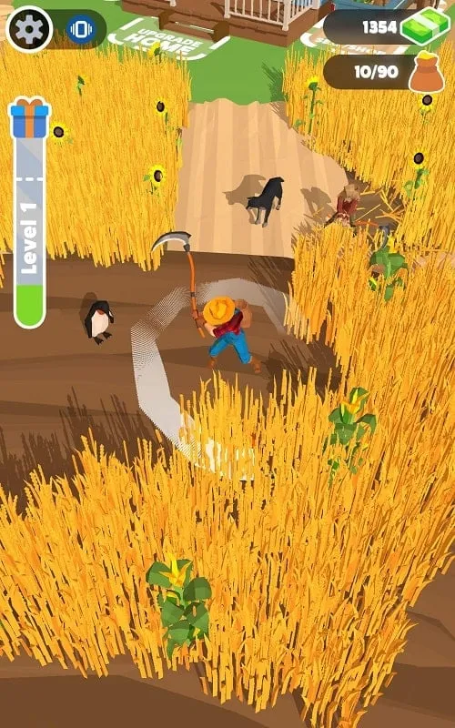 Nâng cấp dụng cụ trong Harvest It!