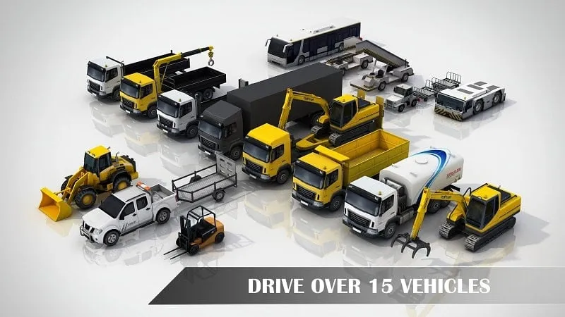 Người chơi vận chuyển hàng hóa trong Drive Simulator