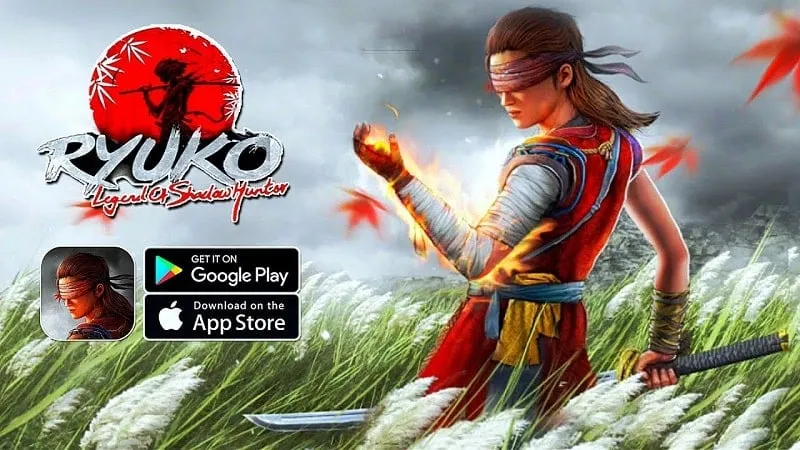 Nữ chiến binh Ryuko với katana