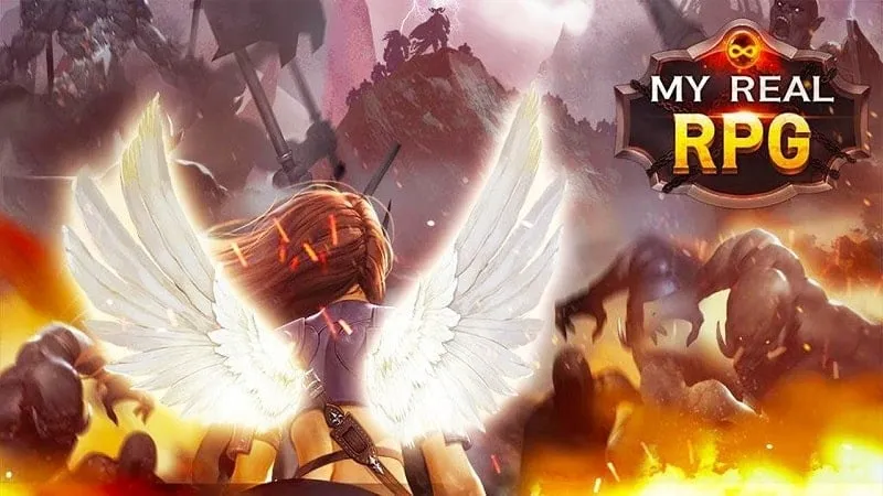 Nữ chiến binh thiên thần trong My Real RPG