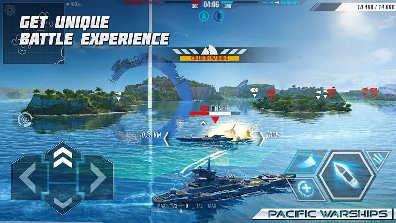 Pacific Warships Naval PvP mod