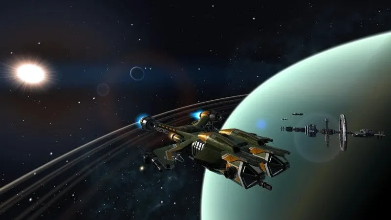Space Commander MOD APK: Tự do nâng cấp tàu chiến