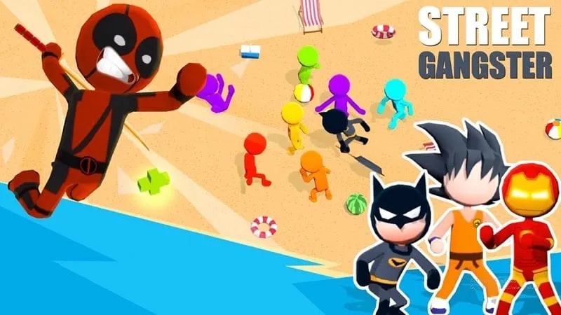 Stickman 3D Street Gangster mod apk