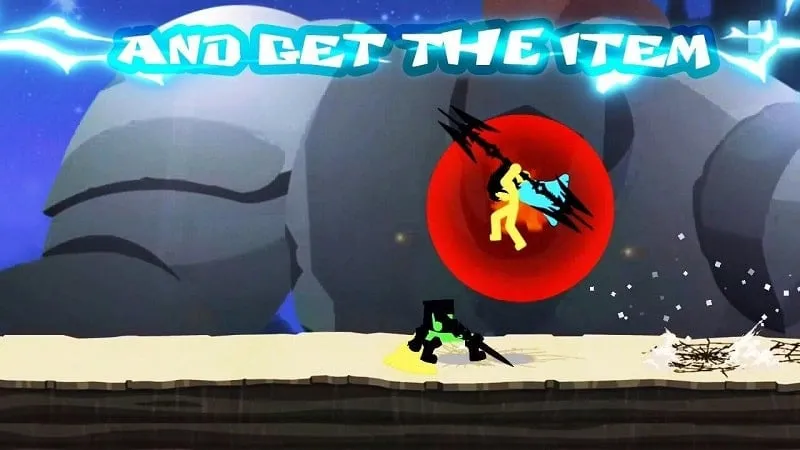 Stickman The Flash chiến đấu trong đấu trường