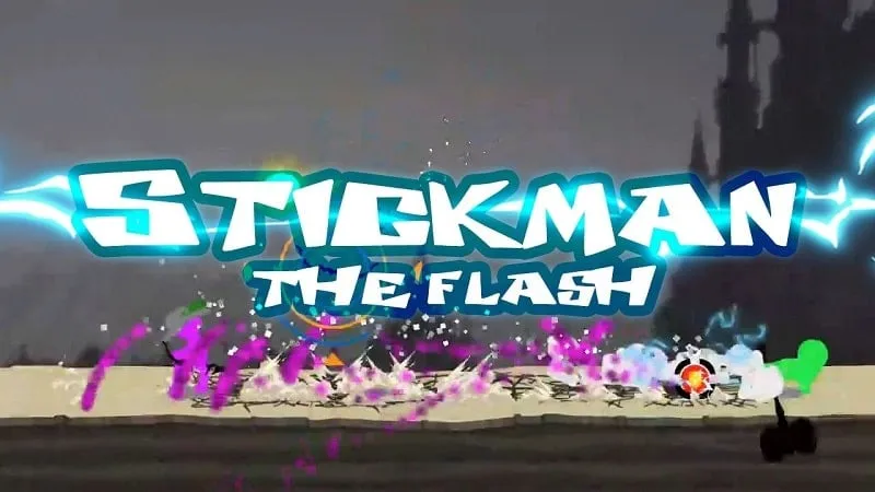Stickman The Flash đang chiến đấu với kẻ thù