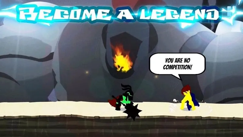 Stickman The Flash đối đầu với Boss