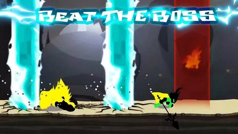 Stickman The Flash sử dụng vũ khí