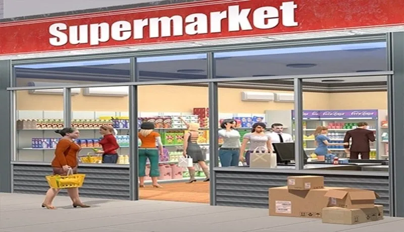 Supermarket Simulator Store mod free