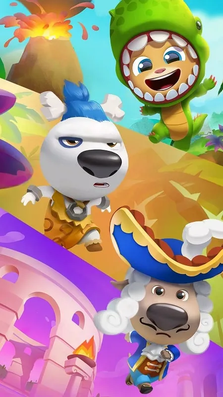 Talking Tom Time Rush phiên bản MOD