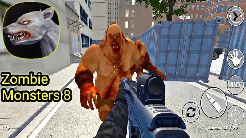 Đặc nhiệm tiêu diệt Zombie trong game Zombie Monsters 8