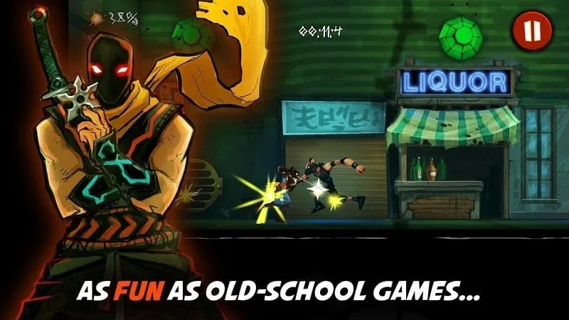 Ninja vượt chướng ngại vật trong Shadow Blade Zero